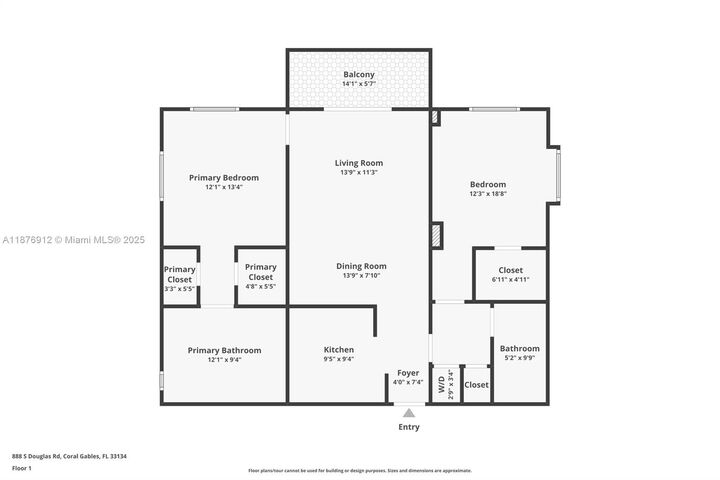 Property Photo:  888 S Douglas Rd 1117  FL 33134 