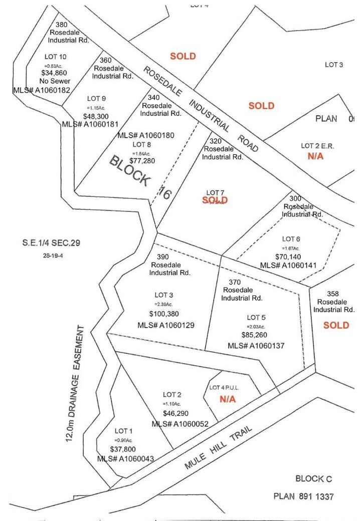 Property Photo: Lot 5 370 1 Street North Road AB T0J 0Y0