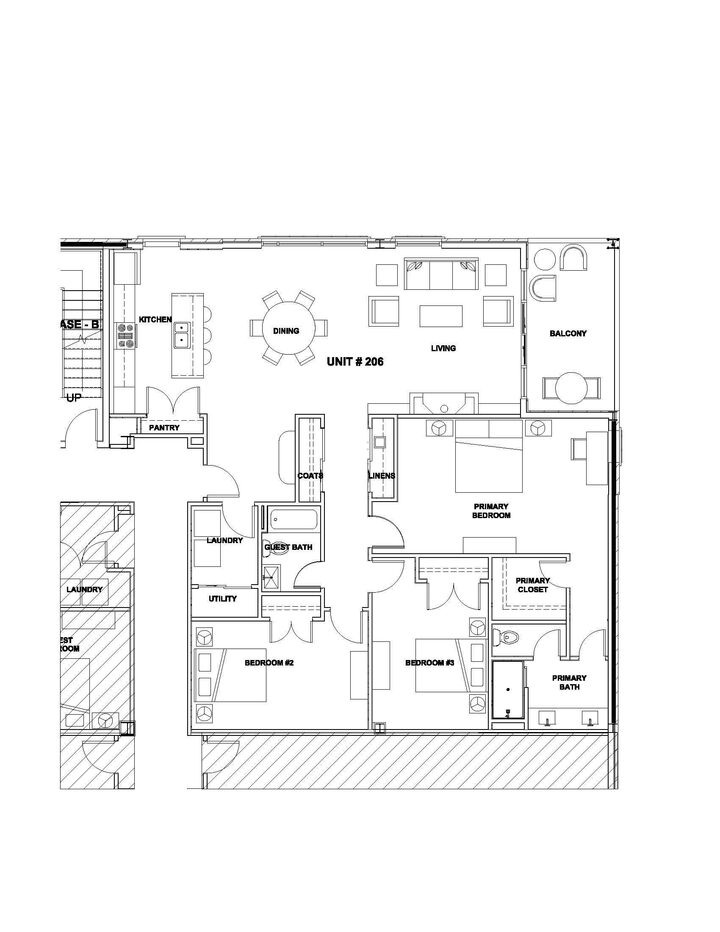 Property Photo:  115 E Kirkwood Ave Unit 206  IN 47408 