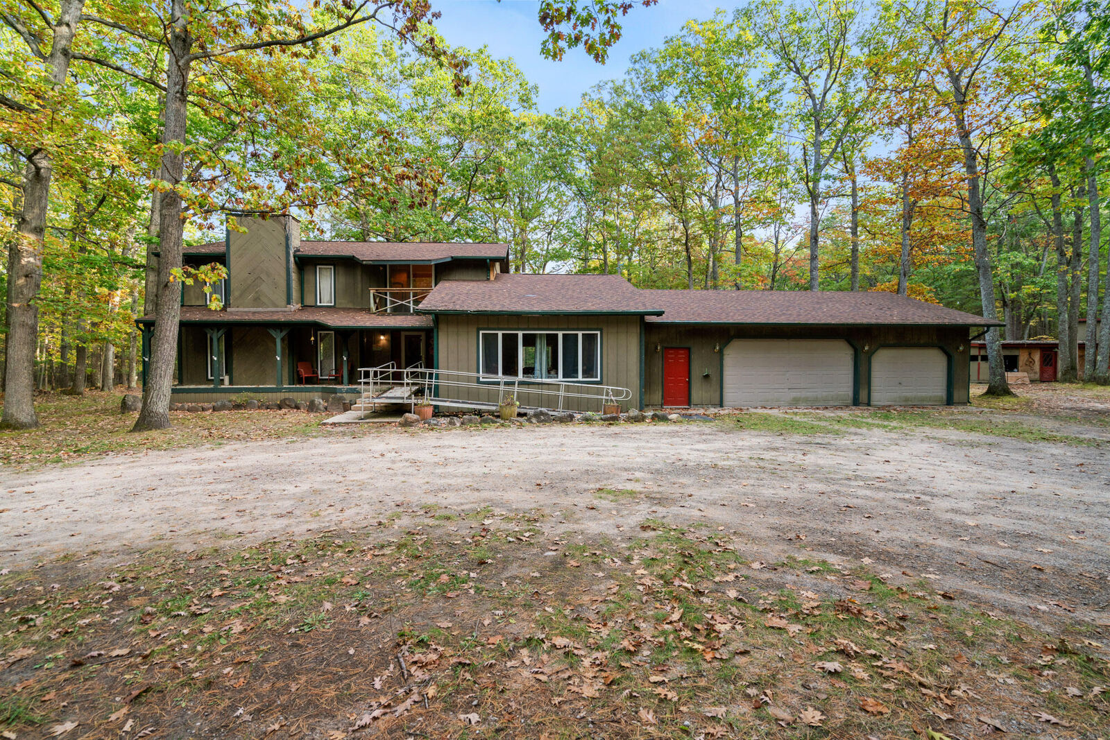 Property Photo:  6347 Waubun Road  MI 49749