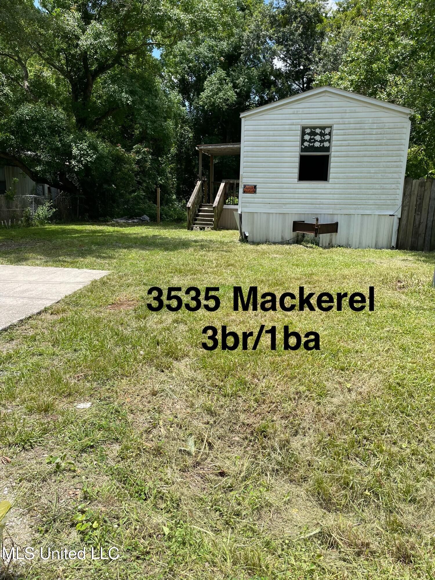 Property Photo: 3535 Mackeral Drive MS 39553