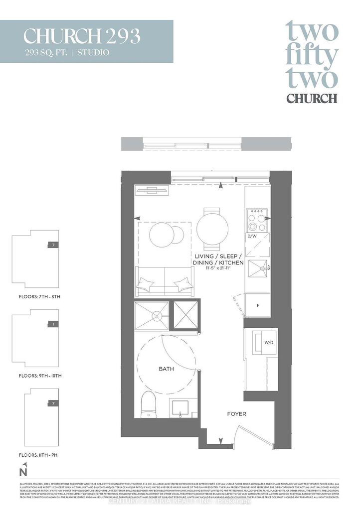 Property Photo:  252 Church Street 3707  ON M5B 0E6
