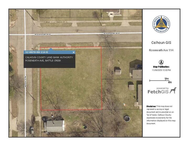 V/L Roseneath Avenue  Battle Creek MI 49037 photo