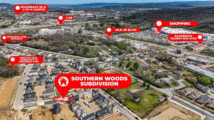 Property Photo: 3177 W Salida Lane AR 72704