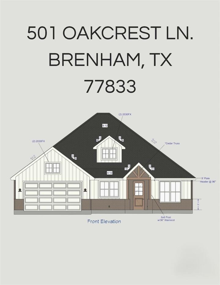 Property Photo:  501 Oak Crest Lane  TX 77833 