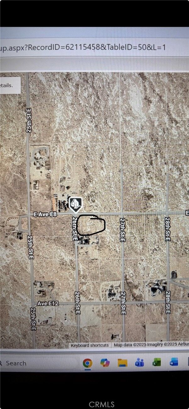 Property Photo:  0 26th St East & Ave E-8  CA 93535 