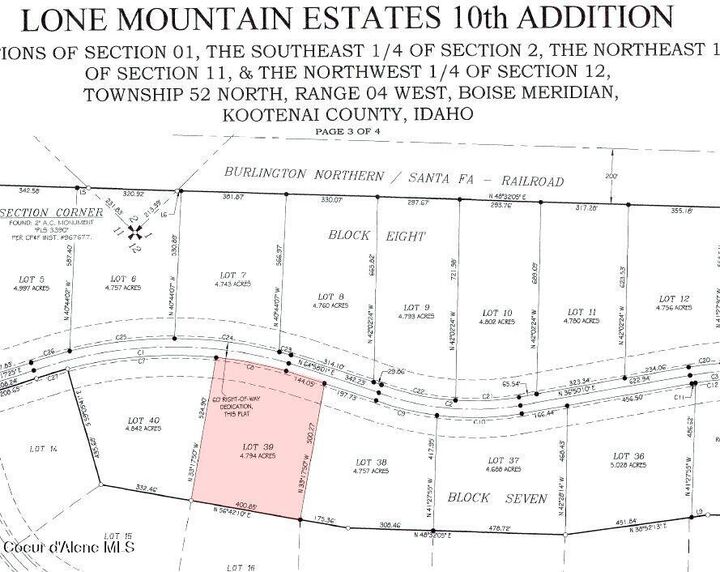 Property Photo:  L39b7 N Eclipse Road  ID 83858 