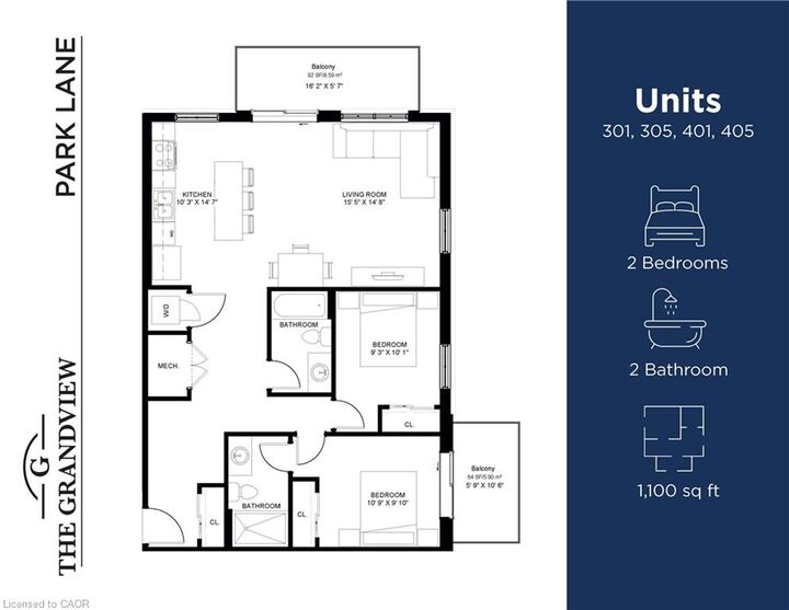 Property Photo: 80 Caithness Street W 301 ON N3W 1B2