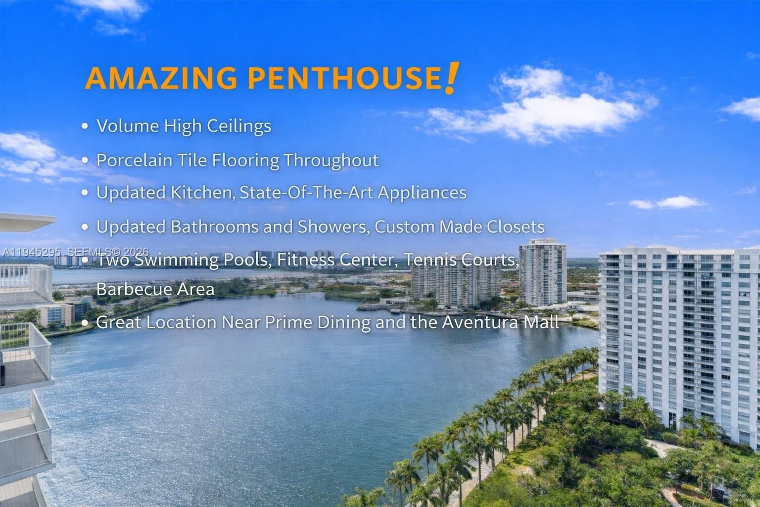 Property Photo:  2851 NE 183rd St 2214E  FL 33160 