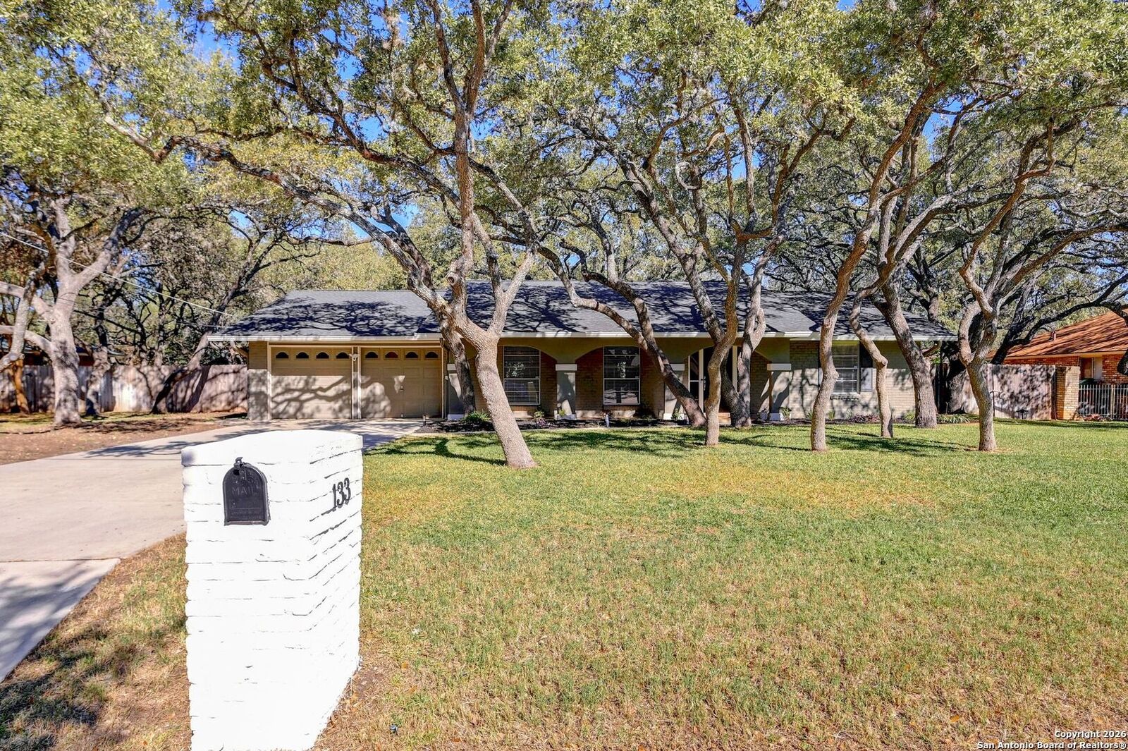 Property Photo: 133 Garrapata Ln TX 78232