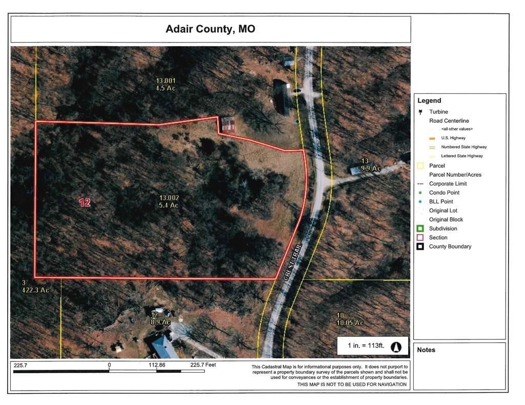 Property Photo: Xxx Crest Trail MO 63501