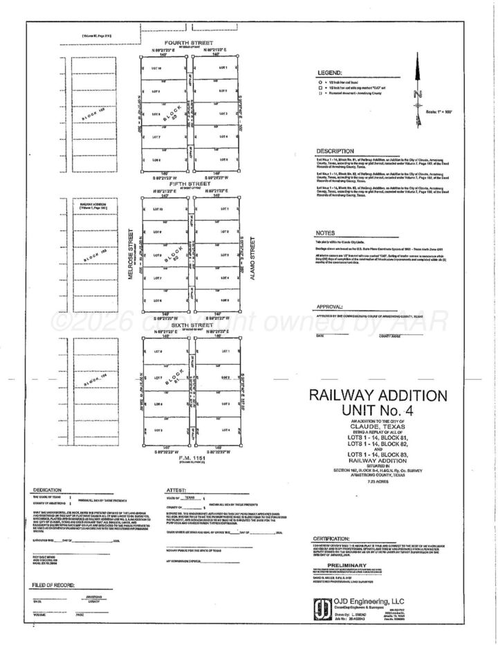 Property Photo:  Lot 006, Blk 82 Melrose Street  TX 79019 
