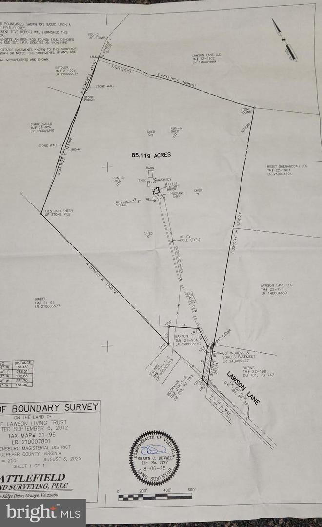 Property Photo:  11114 Lawson Lane  VA 22701 