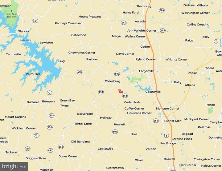 Property Photo:  49.26 Acres Jericho Road  VA 22546 