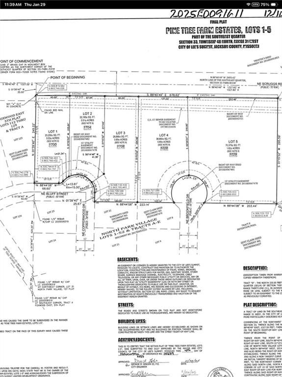 Property Photo:  1708 NE Bluff Street  MO 64086 