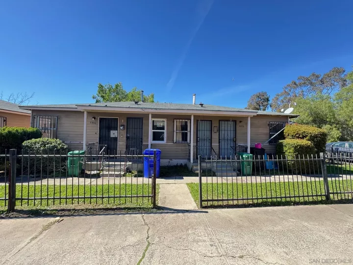 Property Photo:  5402-8 Churchward St  CA 92114 