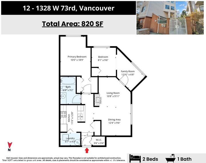 Property Photo: 1328 W 73rd Avenue 12 BC V6P 3E7