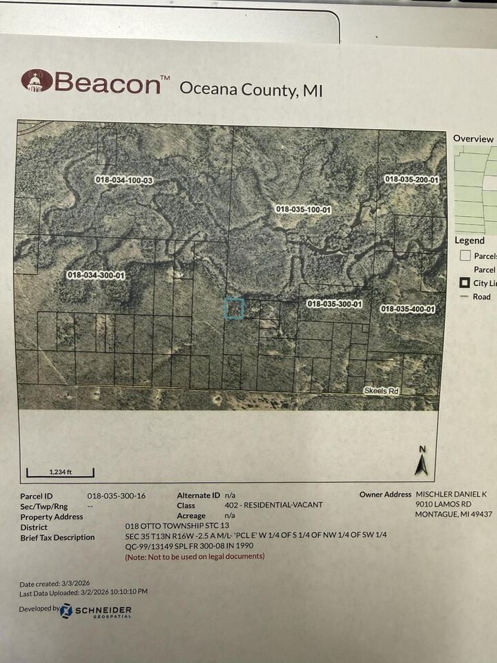 Property Photo:  0 Skeels Road  MI 49425 