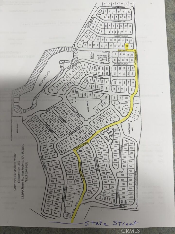 Property Photo:  21100 State Street 68  CA 92583 