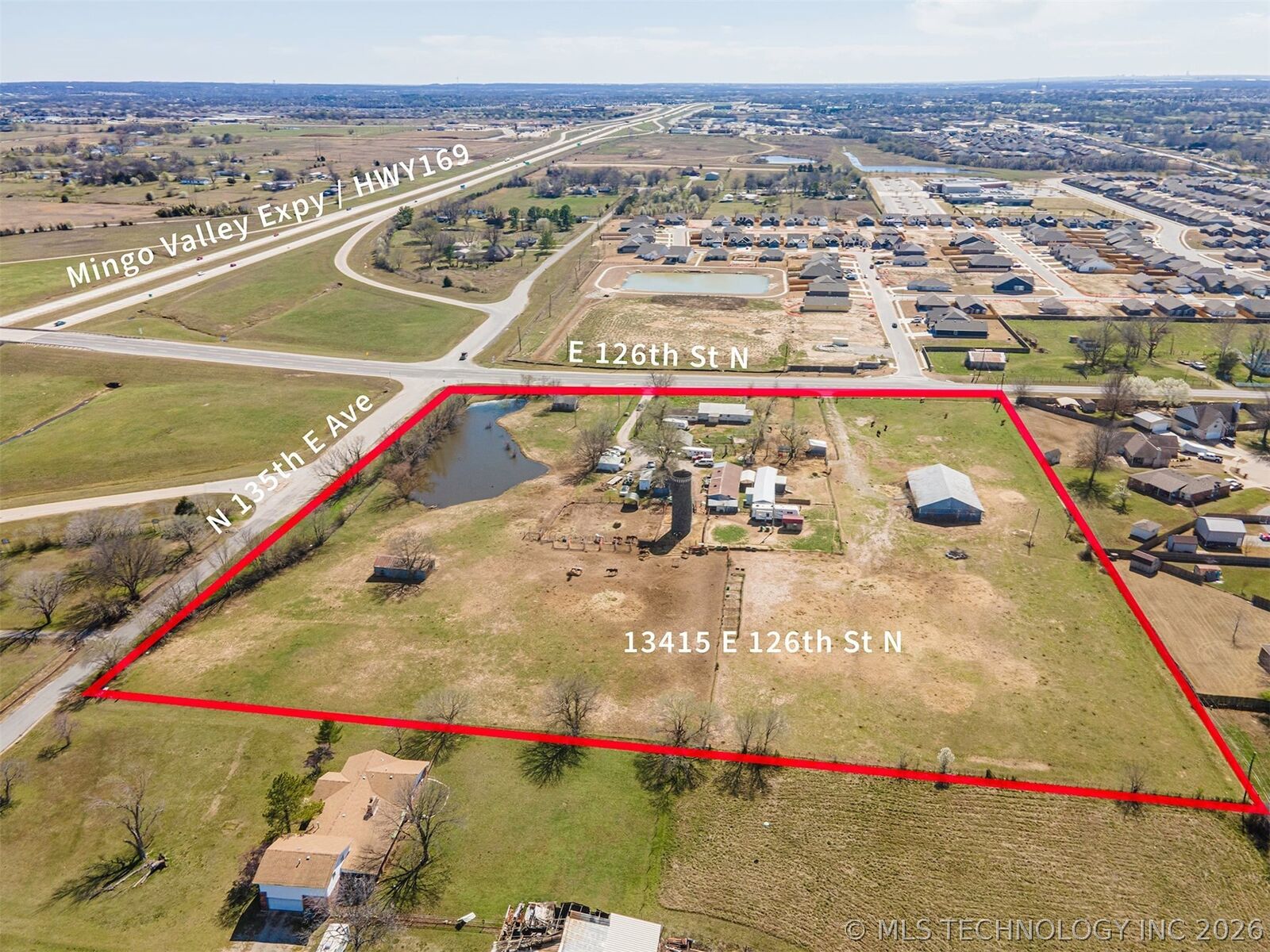 Property Photo:  13415 E 126th Street N  OK 74021 