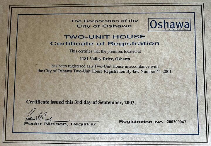 Property Photo:  1181 Valley Drive  ON L1J 3M6 