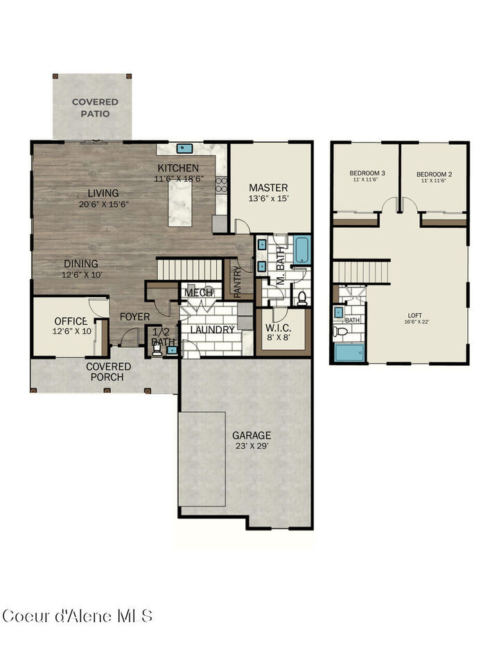 Property Photo:  1021 W Cordgrass Ave  ID 83854 