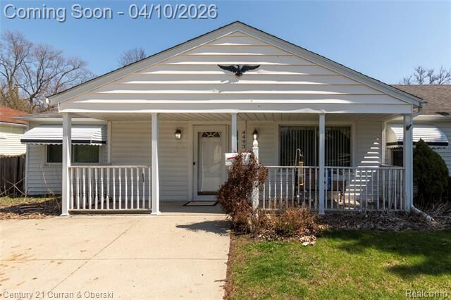Property Photo: 4493 Culver Street MI 48125