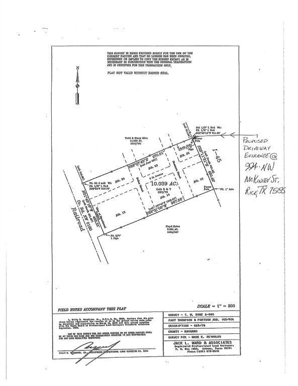 Property Photo:  Tbd S I 45 S  TX 75155 