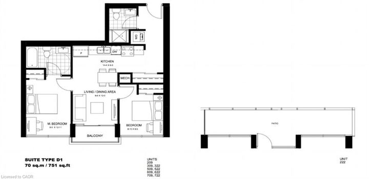 Property Photo:  251 Hemlock Street 509  ON N2L 0H2 