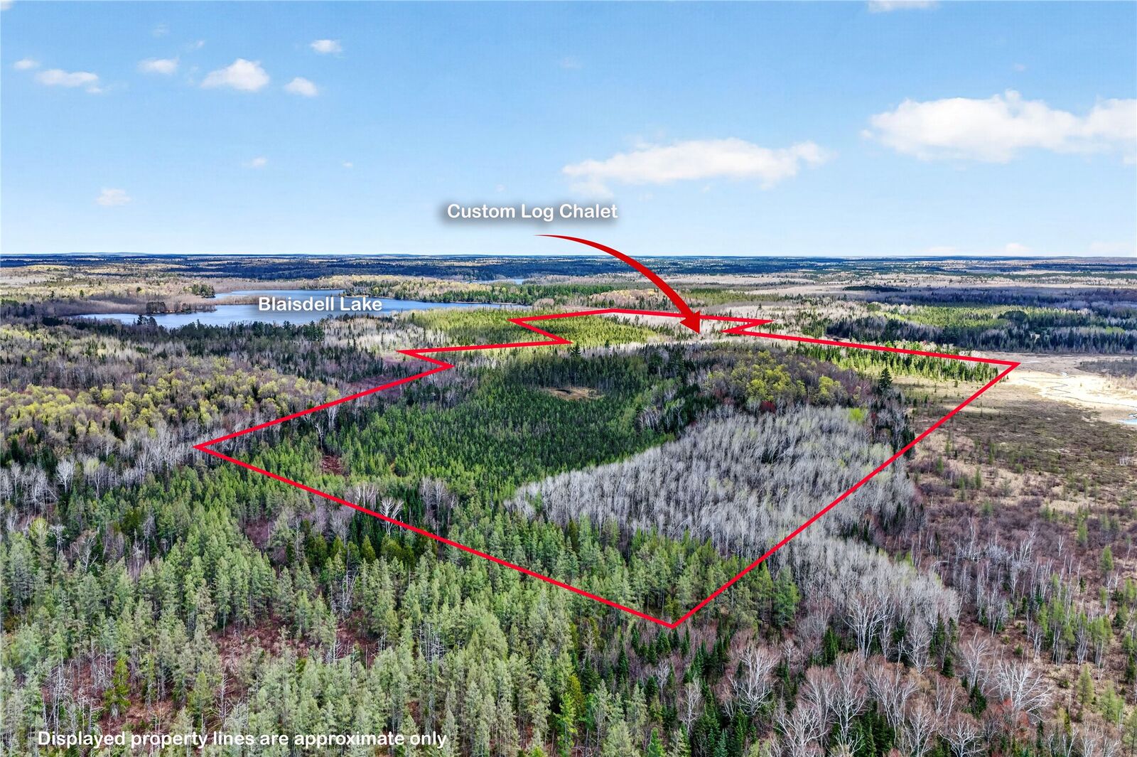 Property Photo:  8225 N Blaisdell Lake Road  WI 54896 