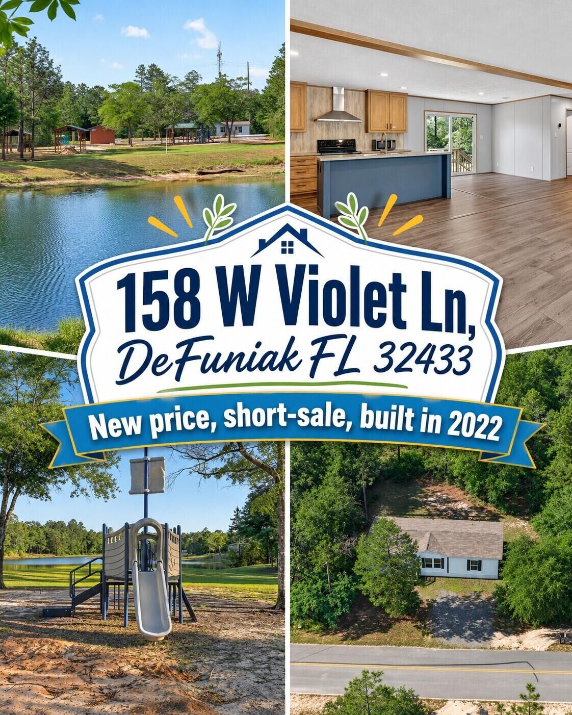 Property Photo:  158 W Violet Lane  FL 32433 