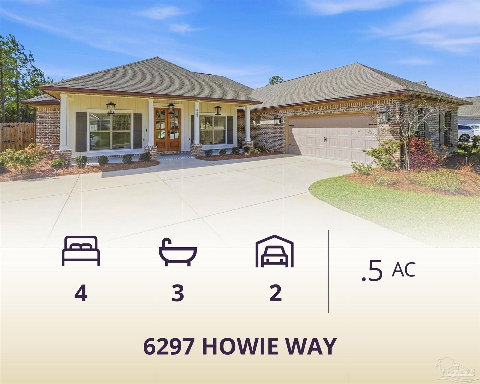 Property Photo:  6297 Howie Way  FL 32571 