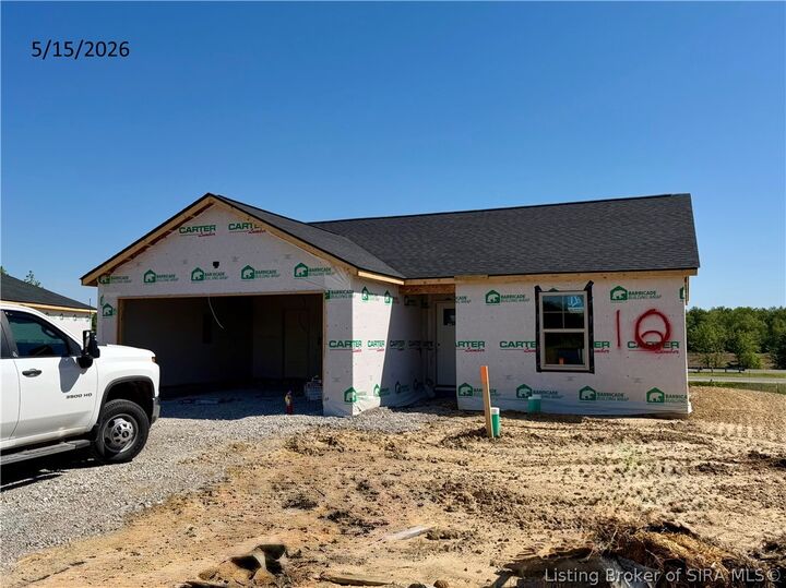 Property Photo:  1496 Solar Street Lot 10  IN 47170 