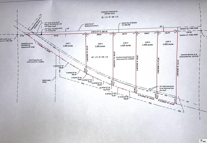 Property Photo: 9014 Lot 3 Highway 80 LA 71275