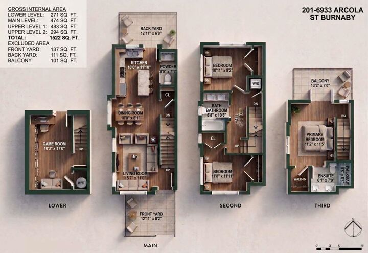 Property Photo:  6933 Arcola Street 201  BC V5E 1H5 