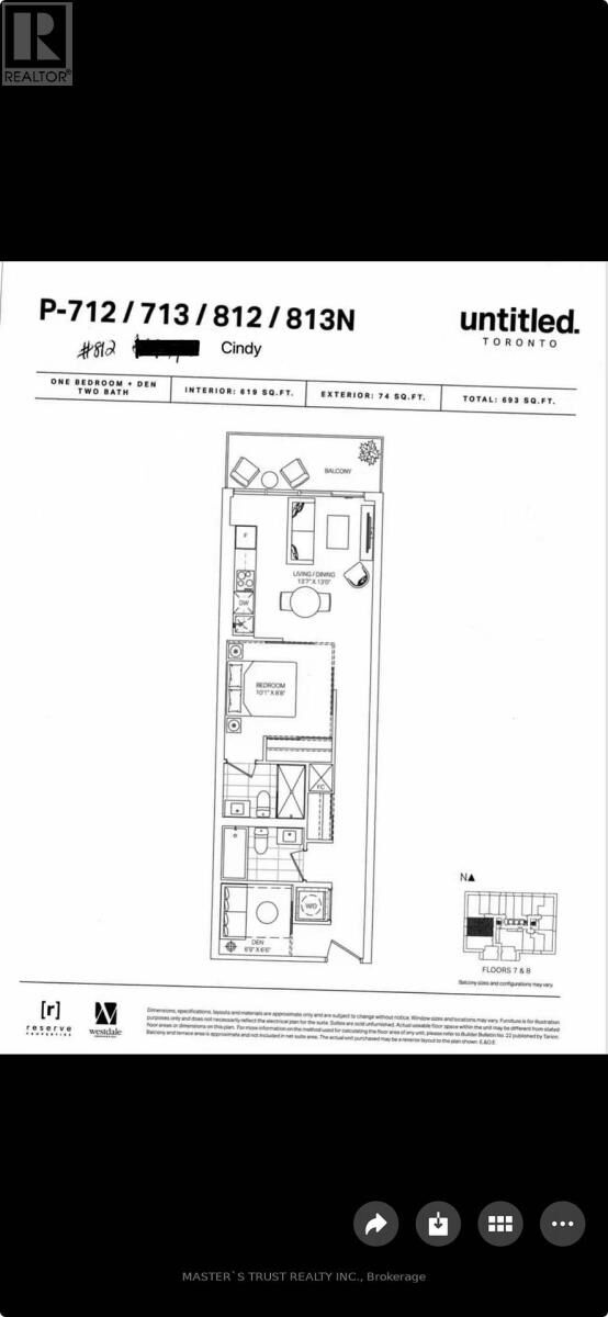 Property Photo:  120 Broadway Avenue 812  ON M4P 0E9 