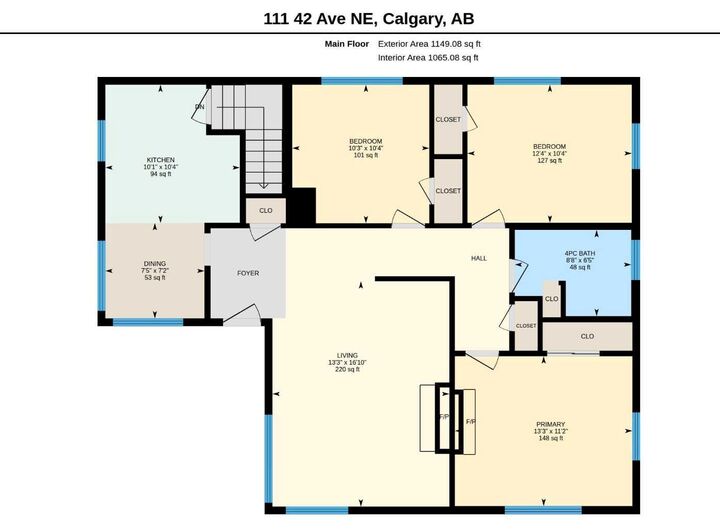 Property Photo: 111 42 Avenue NE AB T2E 2N5