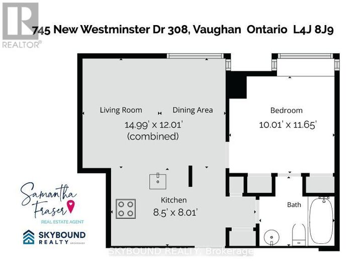 Property Photo:  745 New Westminster Drive 308  ON L4J 8J9 