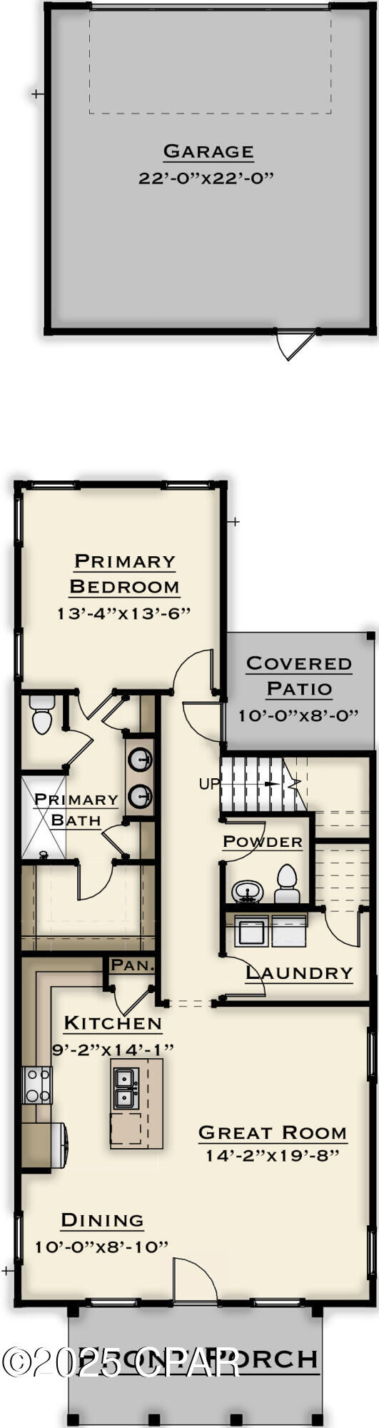 Property Photo:  1453 Tulip Court Lot 731 - Iva Plan  FL 32405 