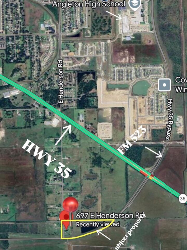 Property Photo:  697 E County Road 341  TX 77515 