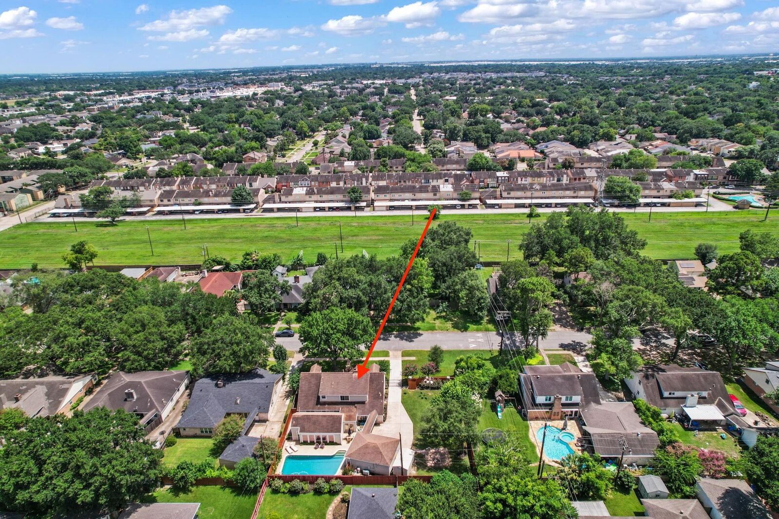 Property Photo: 7730 Twin Hills Drive TX 77071