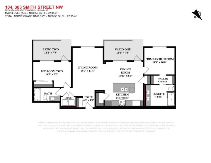 Property Photo: 383 Smith Street NW 104 AB T3B 6J9