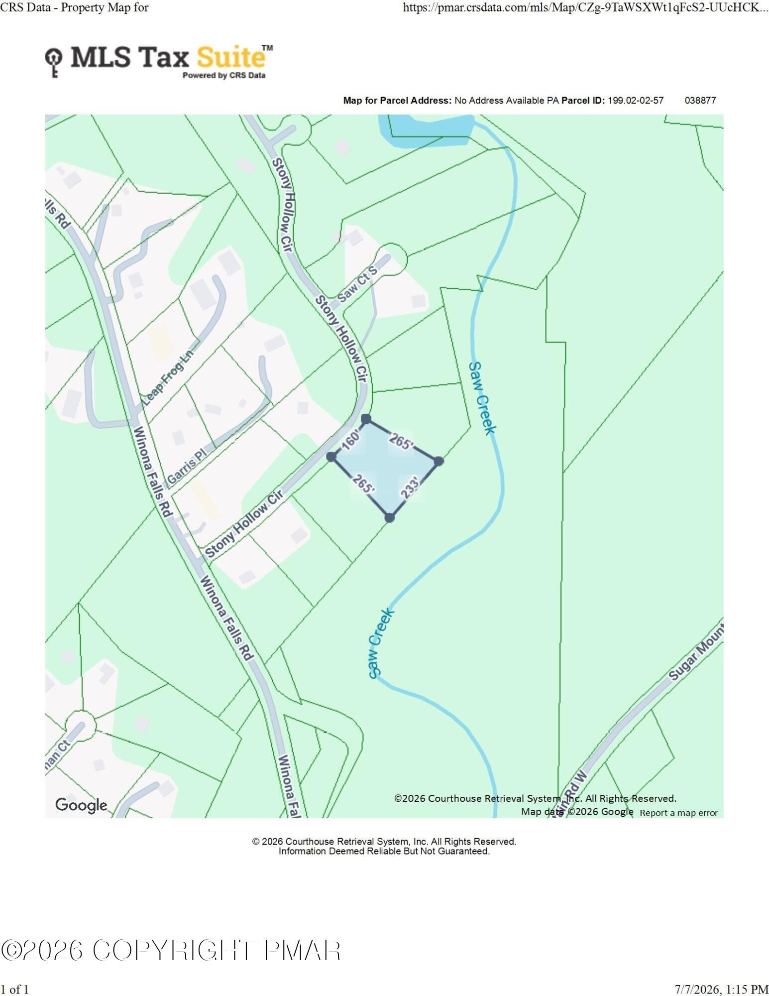 Property Photo: Lot 54 Stony Hollow Circle PA 18302