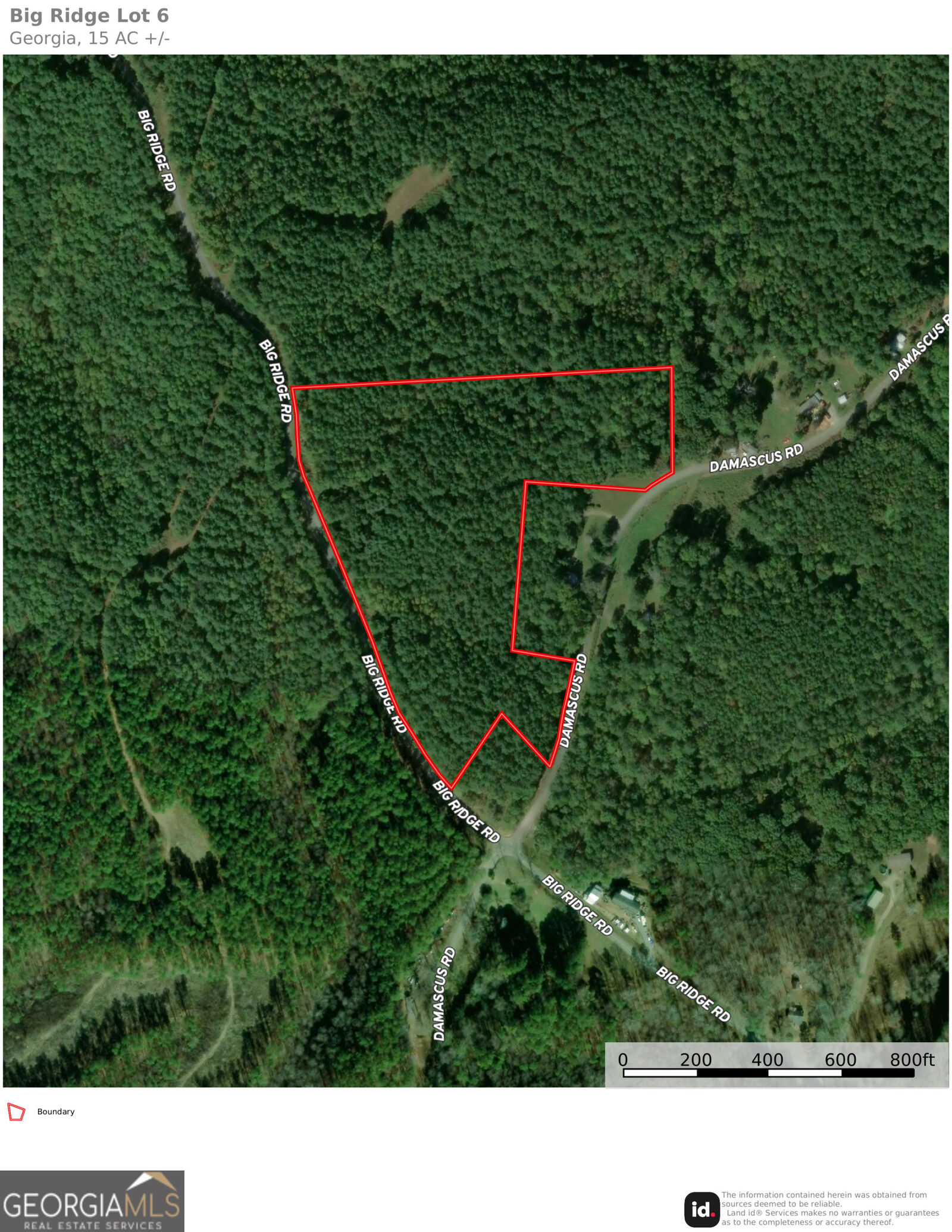 Property Photo: 15 Acres Big Ridge Road GA 30734
