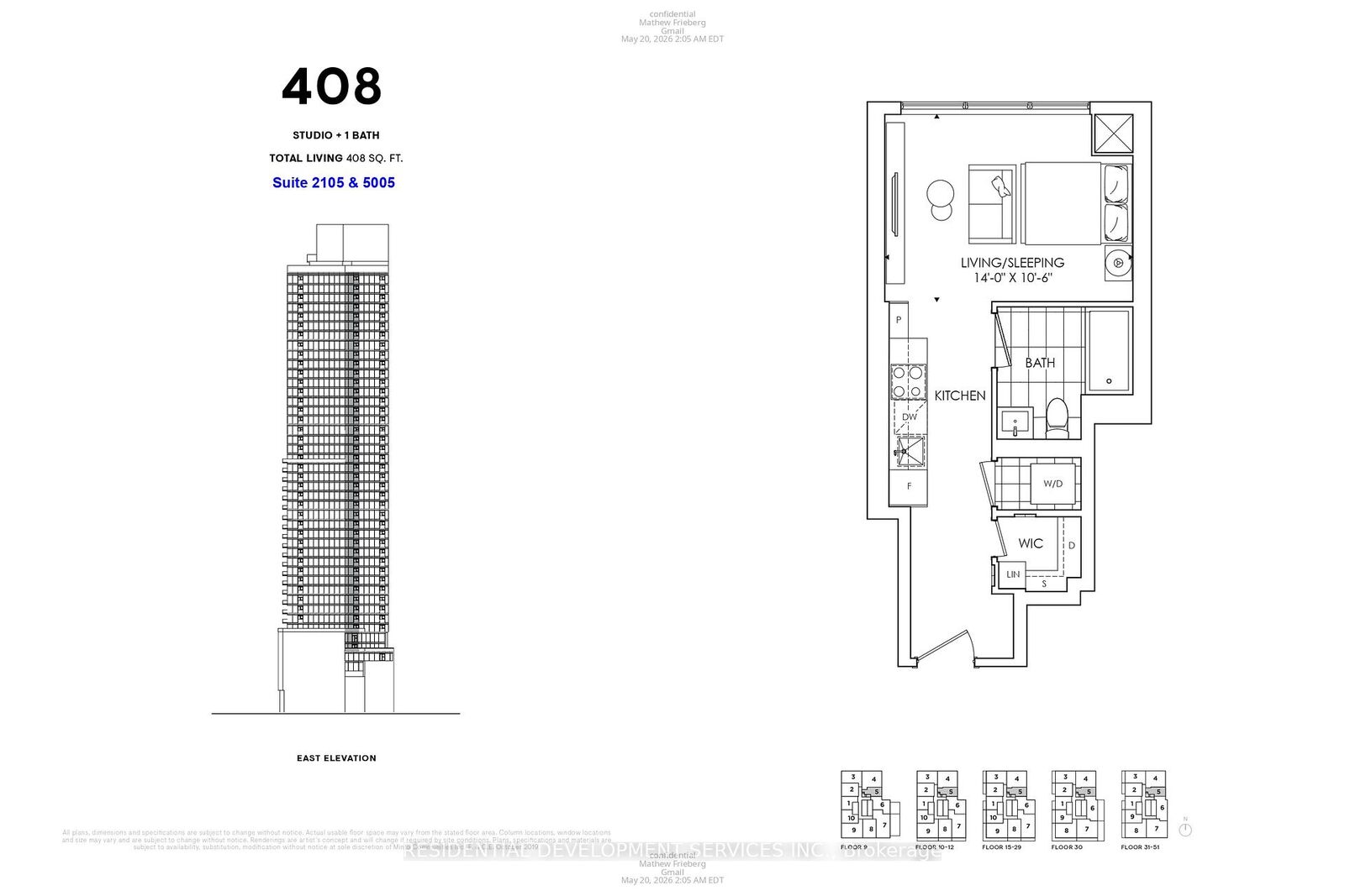 Property Photo: 89 Church Street 2105 ON M5C 0B7