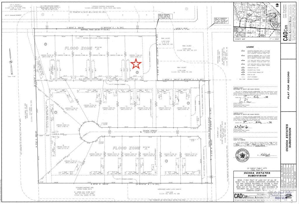 Property Photo: 000 Martinal Rd. Lot #1 Block 2 TX 78521