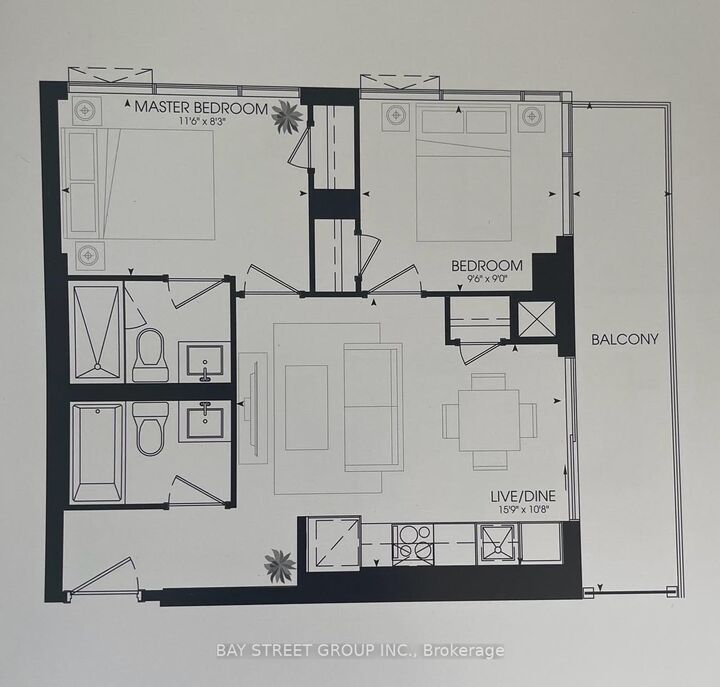 Property Photo:  280 Dundas Street W 1503  ON M5T 0E3 