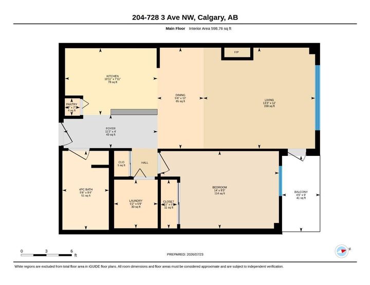 Property Photo: 728 3 Avenue NW 204 AB T2N 0J1