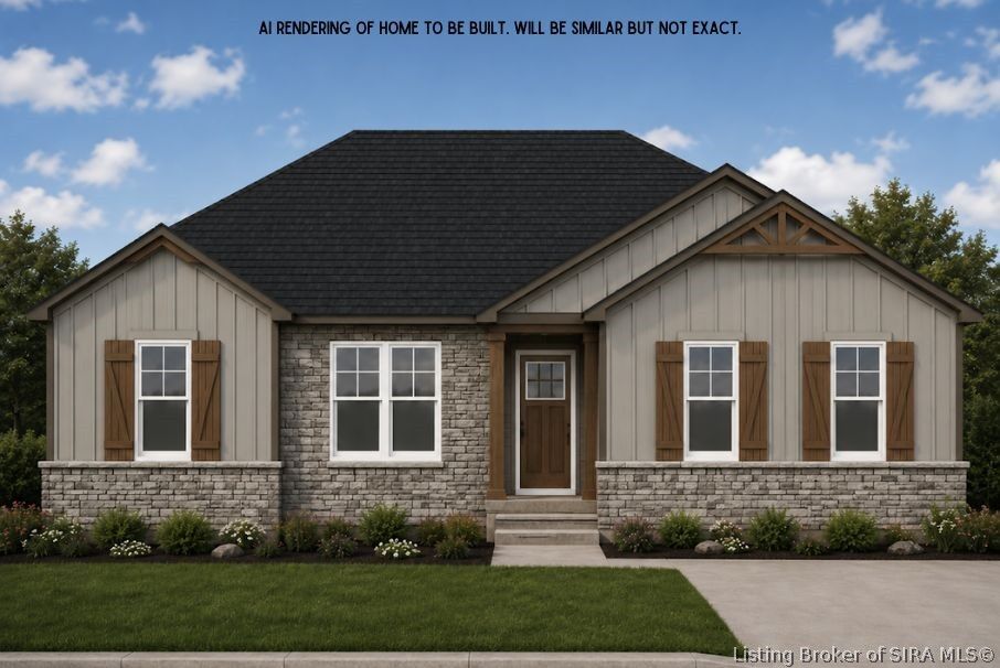 Property Photo:  1113 Pine Meadow Drive Lot 6  IN 47167 