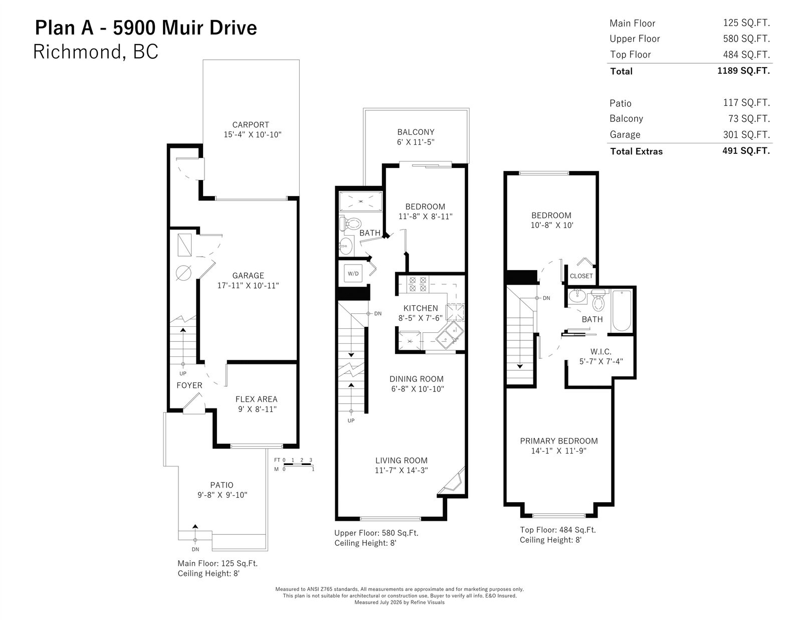 Property Photo:  5900 Muir Drive 18  BC V6V 2Y8 